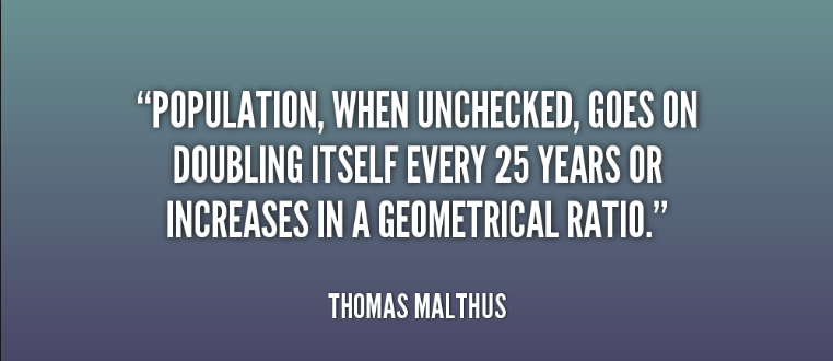 Population Day Thoughts by thomas malthus