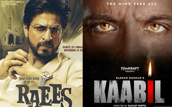 Raees Vs Kaabil on Jan 2017