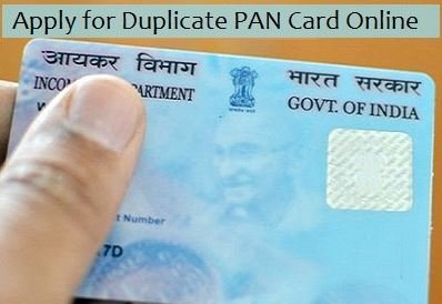 Apply for Duplicate Pan Card Online