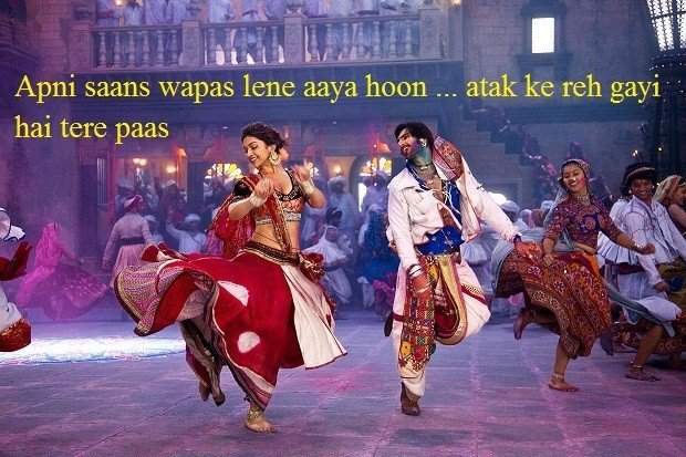  Ranveer Singh fabulous dialogues from movie Goliyon Ki Raasleela Ram-Leela