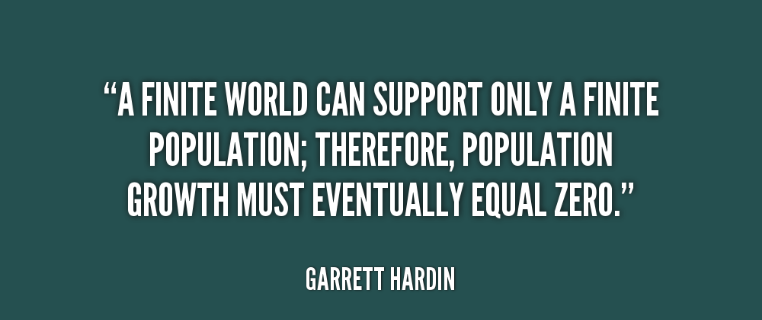 population day quotes by garrett hardin