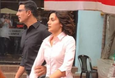 A still from naam shabana shooting 