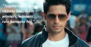 Awesome Dialogues Of Sidharth Malhotra From Bollywood Movies